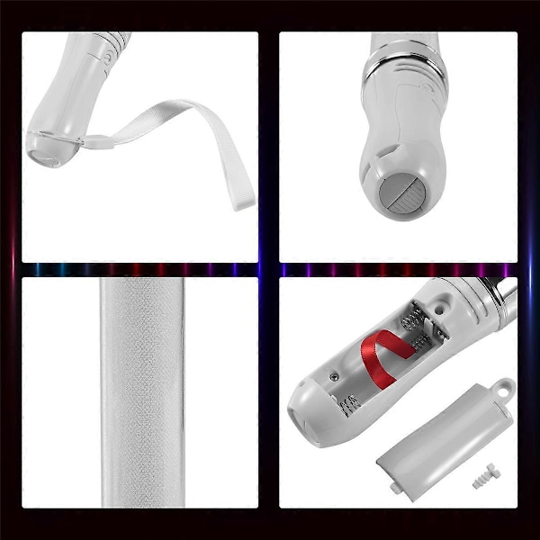2 stk. LED lysstave, 15 farver, lysstave, lysstave, koncertrekvisitter