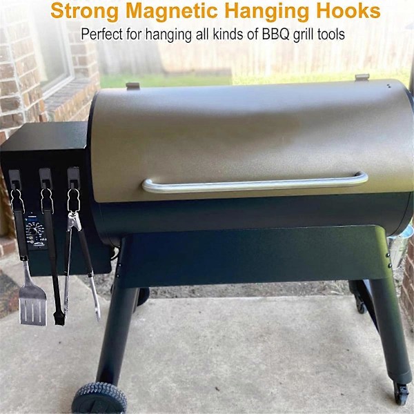 Magnetiska Grillkrokar, Magnetkrokar för Grillar