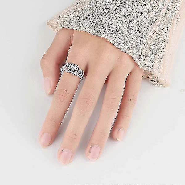 Til min datter Fidget Ring mod Angst Fidget Ringe mod Angst til Kvinder Justerbar Stacking Angstdæmpende Regnbue Fidget Ring Smykkegaver