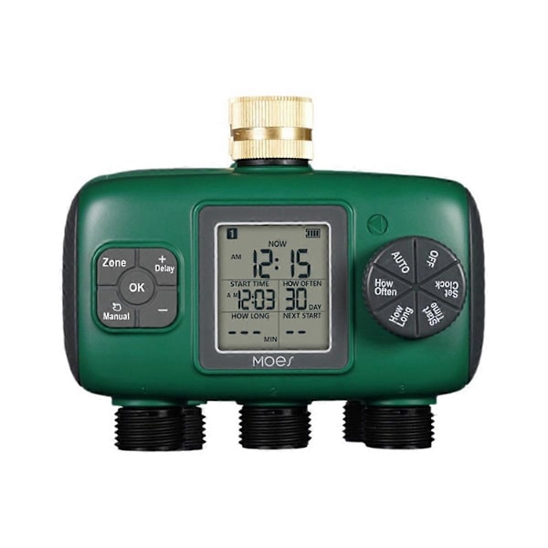 2025 3-Udgangs Automatisk Vandtimer Havevanding Vandingssystem Uafhængig Kontrol Sprinkler