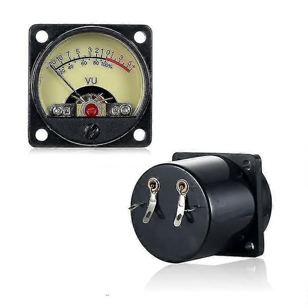 Bluelans Høypresisjons Abs Audio Panel Vu Amperemeter Db Strøm Utslipp Flat Meter Header