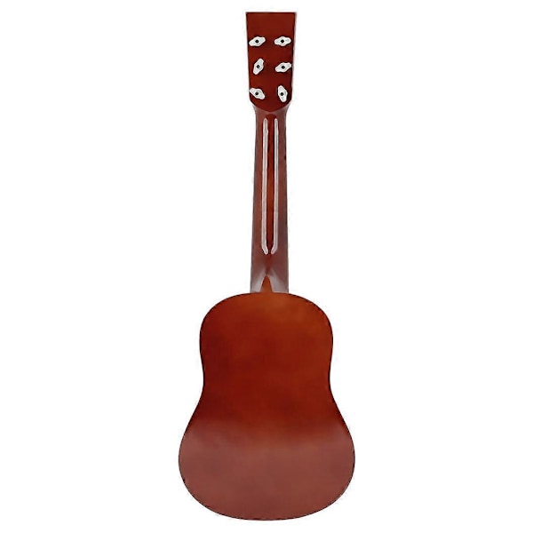 25-tums Mini Liten Gitarr Lindträ 6 Strängar Akustisk Gitarr med Plektrum Strängar för Nybörjare Barn Present