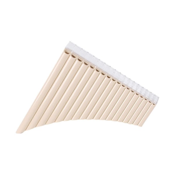 18 Rør Panfløyte C-nøkkel Panpipes Pan Fløyter med Munnstykke Blåseinstrument for Studenter Nybegynnere m