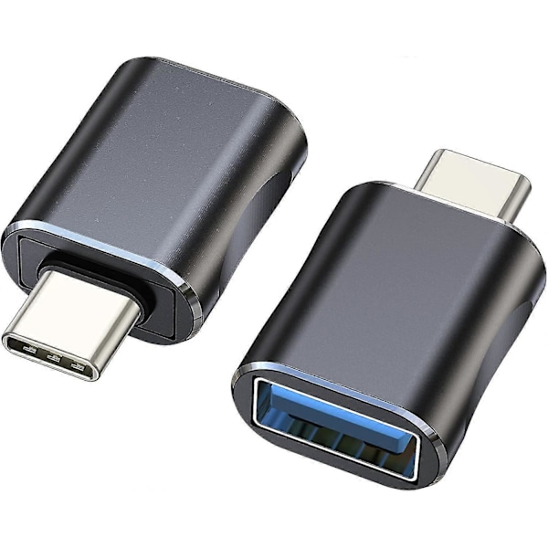 Type-C till USB-adapter, USB C till USB 3.0-adapter, Aluminiumlegering Type C-adapter, Stöder upp till 5G dataöverföring, Lämplig för Macbook Air Macbook