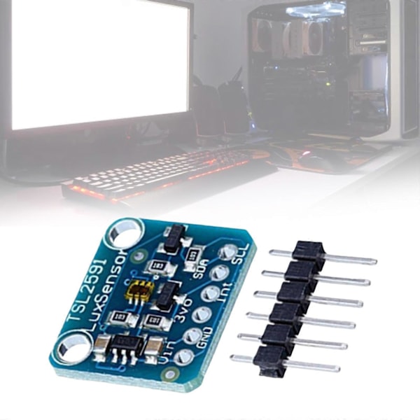 TSL2591 Digital Lyssensor Udviklingsmodul Høje Dynamiske Områder Fuld Spektrum Detektering 3.3V-5V Modul Udskiftning