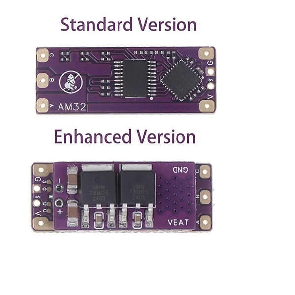 2 STK 2-4S 32-bit AM32 ESC Kort, 40A Høy Effekt Hastighetsregulator