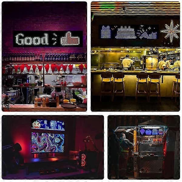 LED Matrix Pixel Panel Bluetooth APP USB 5V Flexibel Adresserbar RGB Graffiti Boris