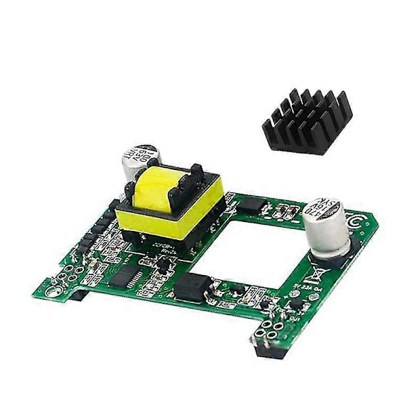 4B 3B+ Ethernet POE -virtalähdemoduuli POE HAT -laajennuskortti jäähdytyselementillä