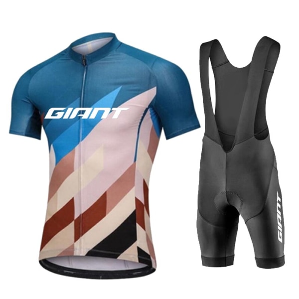 Cykeltrøjesæt 2023 Sommer MTB Cykeltøj GIANT Cykeluniform Maillot Ropa Ciclismo Hombre Cykelbeklædningsdragt til mænd Photo Color-3 3XL