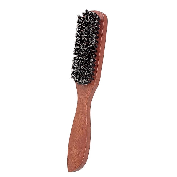 Herre Skægbørste Træ Mustache Kam Mandlig Barberbørste Multifunktionel Ansigtsbørste