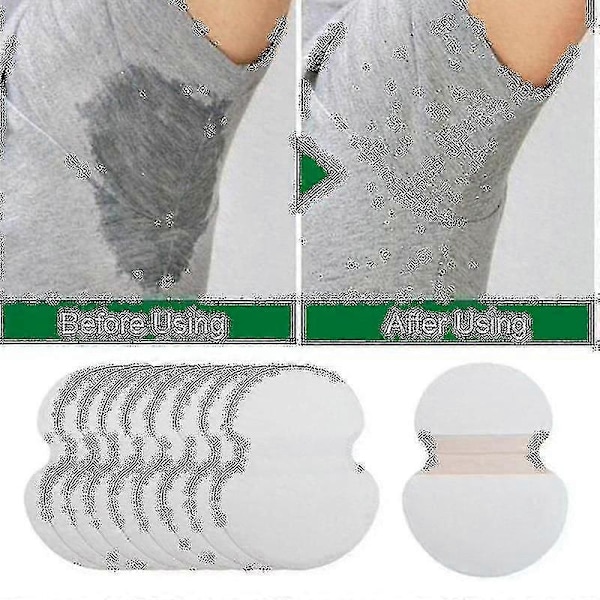 100-pack Svettabsorberande Armhåle-pads Engångs Svett-pads för Sommaren