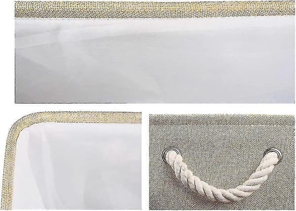Sammenleggbar oppbevaringsboks (beige)_s
