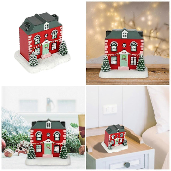 Snöhus Rökelsebrännare Juldekoration För Sovrum Och Arbetsrum