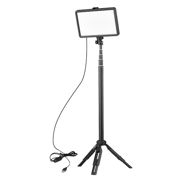 USB LED Video Light Kit Videoneuvotteluvalo 1 * LED-täyttövalo 3200K-5600K himmennettävä + 1 *