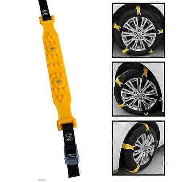 Liukueste Mud Ice Snow -lumiketjut autoon / maastoautoon / kuorma-auton renkaaseen TA