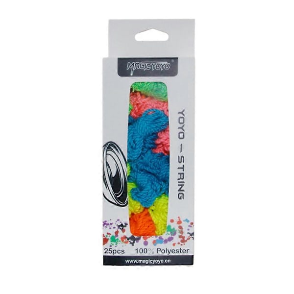 100% Polyester Profesjonelle Yoyo-strenger For Responsive Og Ikke-Responsive Yoyoer - Pakke Med 25, Tilfeldig