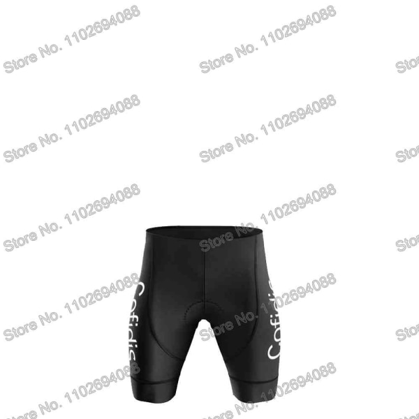 Cofidis Team 2023 Frankrike TDF Sykkeltrøye Herresett Sykkelklær Sommer Road Race Sykkelskjortedress MTB Bicycle Bib Shorts 21 XL