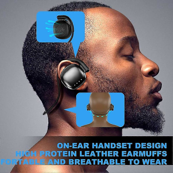 Kokoontaitettavat urheilupanta Bluetooth-kuulokkeet Joustavat langattomat kuulokkeet Takana roikkuva musiikki Langaton Bluetooth-kuuloke mikrofonilla
