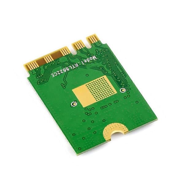 RTL8822CE Trådløst Netværkskort Dual-Band 2.4G/5G M.2 A/E Key WiFi-kort Bluetooth 5.0 Understøtter Bærbar Win10/11 Linux Green