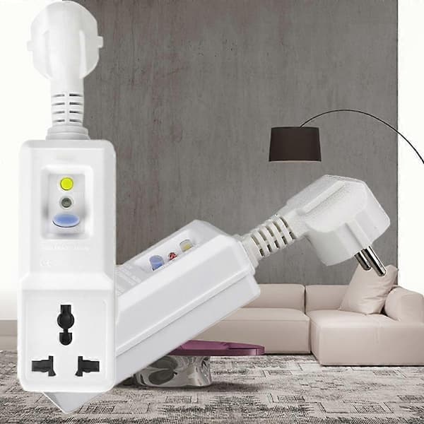 EU 16A Hjem Sikkerhedsstik Strømafbryder RCD Adapter Have Strømafbryder
