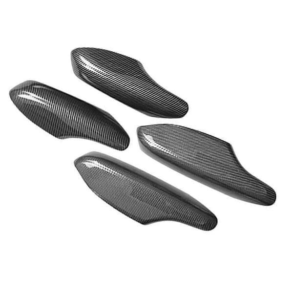 Karbonfiber Mønster Innvendig Dør Armlene Panel Deksel Sidehåndtak Armlene Panel Trim for 11. 2021-2023