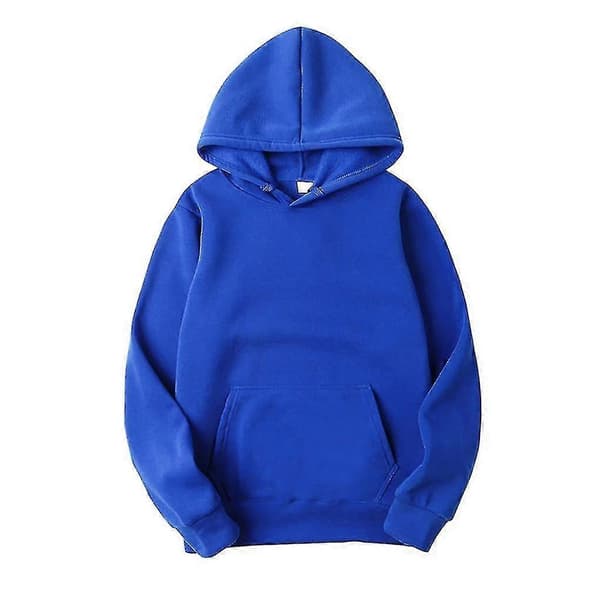 Hettegensere for kvinner, bomullsgenser Blue L