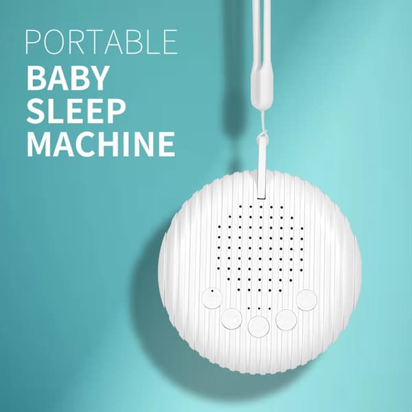 Q3 Bærbar Baby Søvnmaskin Hjemmekontor Mini Søvnterapi Avslappende Hvit Støy Maskin