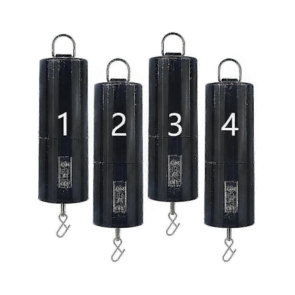 4 st Vindsnurremotor Hängande Display Motor Batteridriven Roterande Motor Mångsidig För Wi