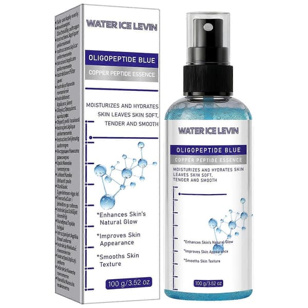 Kobberpeptid Essensspray, Hydrerende og Glødforbedrende Serum (100g) 3PCS