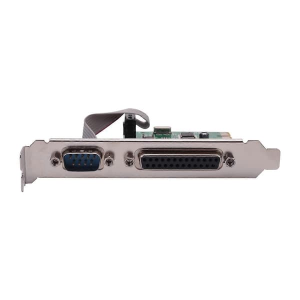 RS232 -232 Seriel Port COM & DB25 Printer Parallel Port til PCI-E PCI Express Kort Adapter Konverter