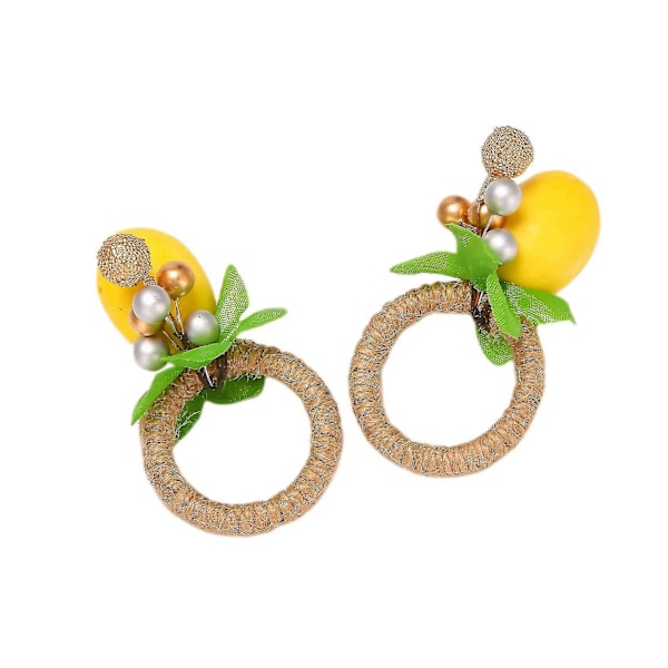 Citron Frugt Servietring H Citron Vinstok Blad Servietring Le Servietring Til Middag