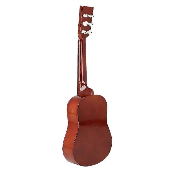 25-tums Mini Liten Gitarr Lindträ 6 Strängar Akustisk Gitarr med Plektrum Strängar för Nybörjare Barn Present