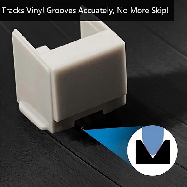 ATN3600L Konisk Erstatningsnål for Platespiller for AT-LP60 AT-LP60USB Platespiller Stylus med Deksel
