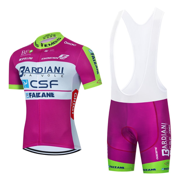 Team BARDIANI-CSF Pyöräilypaita Lappusetit Pyörävaatteet MTB Uniform Maantiepyöräpaita Kesä Miesten Lyhyt Maillot Puku Urheilusarja multi 5XL