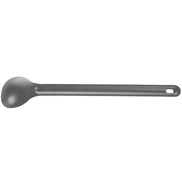 1 stk. titaniumske 21,5 cm x 3,9 cm campingske udendørs service langskaftet titaniumske