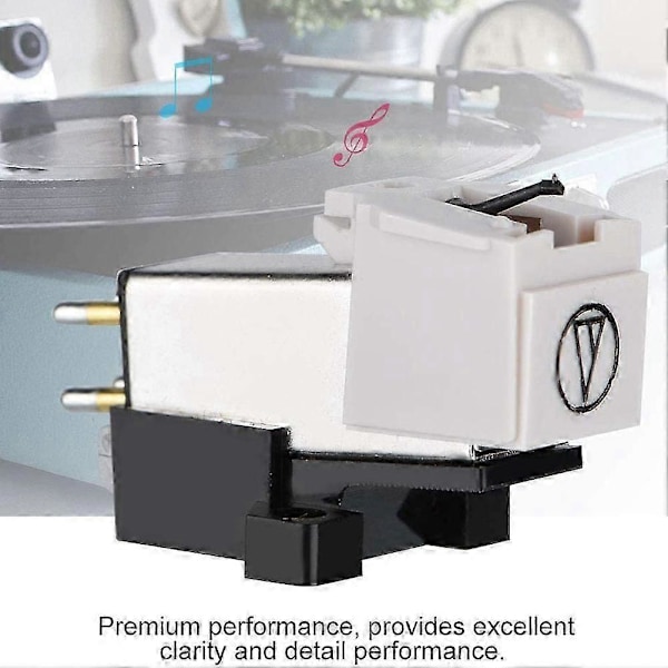 Vinyl Platespiller Pickup Headshell Hode Feste med Elliptisk Platespiller Stylus Nål