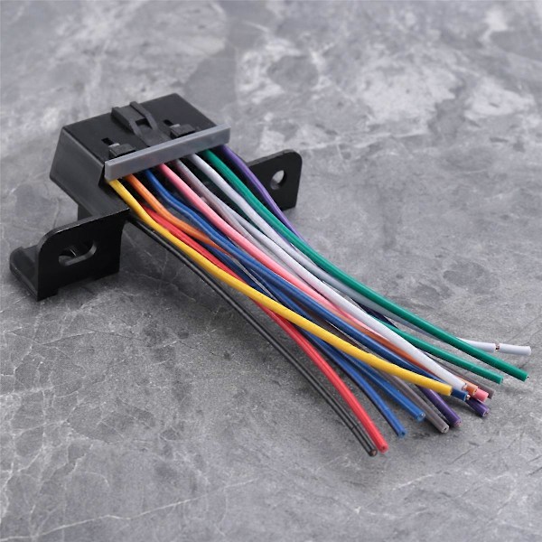 Full 16 Pin J1962F OBD2 Hunn til Hann DIY Fast Ledningsnett Adapter Koblingsplugg Dash Port Kabel