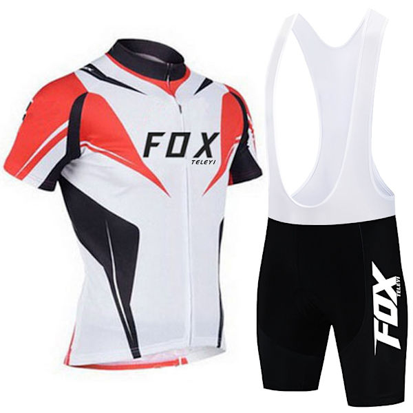 fox teleyi Cykeltröja Set Herr Sommar Utomhus Cykelkläder Snabbtorka Cykelkläder Andas MTB Cykeldräkt 11 XXL