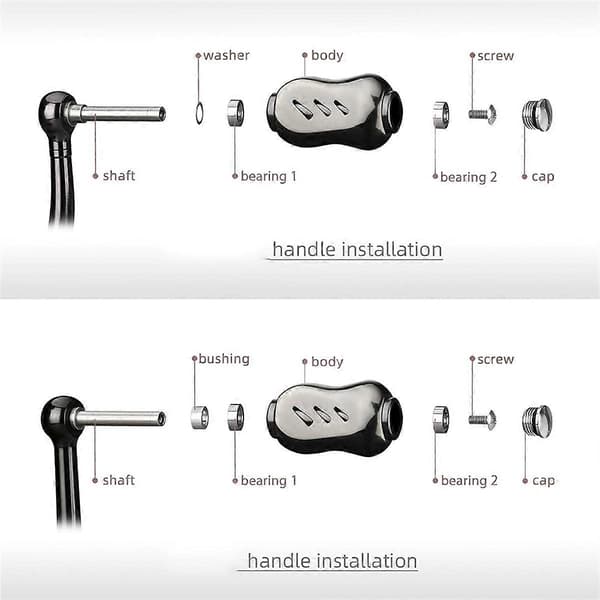 Baitcasting Snelle Knot Titanium for Vanford Stradic Tuning Knot A