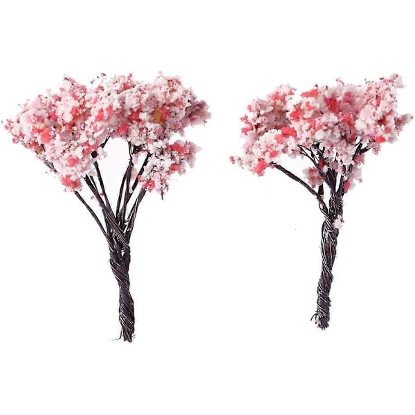 5 kpl Keinotekoinen Sakura Puu Elävä Kirsikkapuun Koriste Mini Kukkapuu Ruukkuun Koristeelliset Kukkavalinnat
