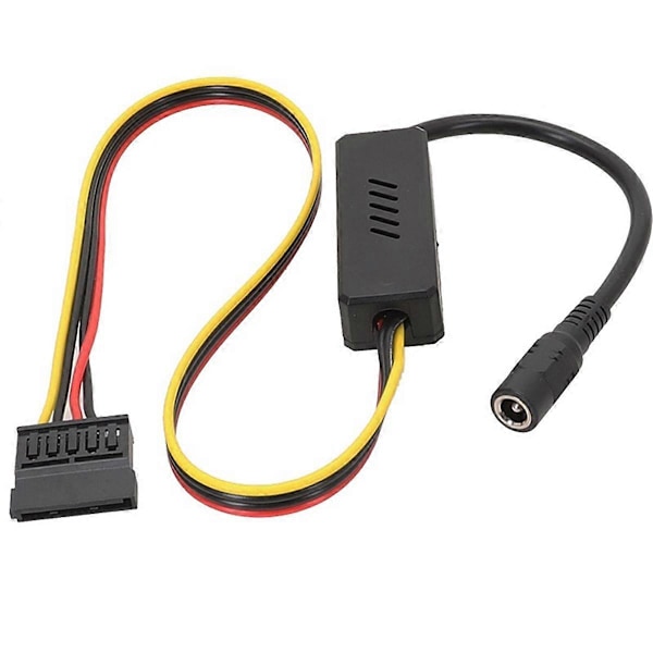 DC 5525 - SATA-kiintolevyn virtalähdekaapeli, DC 12V - SATA-kiintolevyn kaapeli jännitteenalennuksella