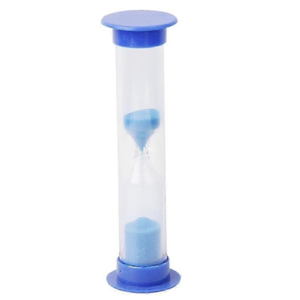8x Mini Timeglas Sandglas 1 Minut Sandur Blå