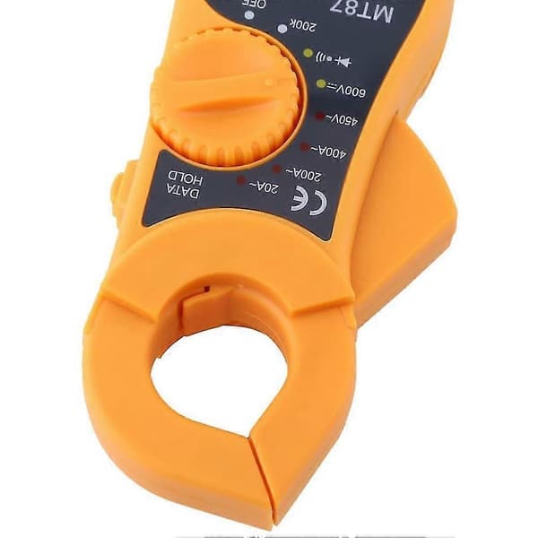Multimeter, Digital Tangmeter Multimeter AC DC Voltmeter med LCD-skærm til måling af spænding, modstand og strøm