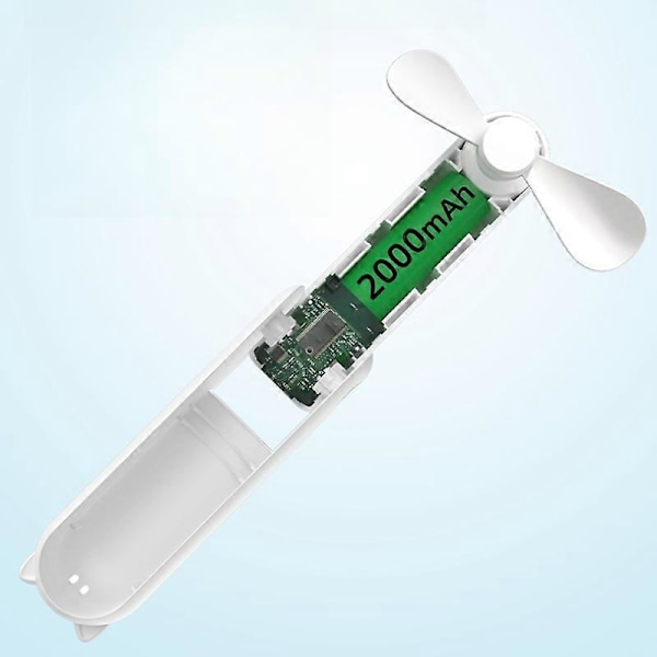 Kitten Foldbar Mini Ventilator, 1 Styk, ABS + Plast Materiale, 3.5 x 3.7 x 11.9 cm