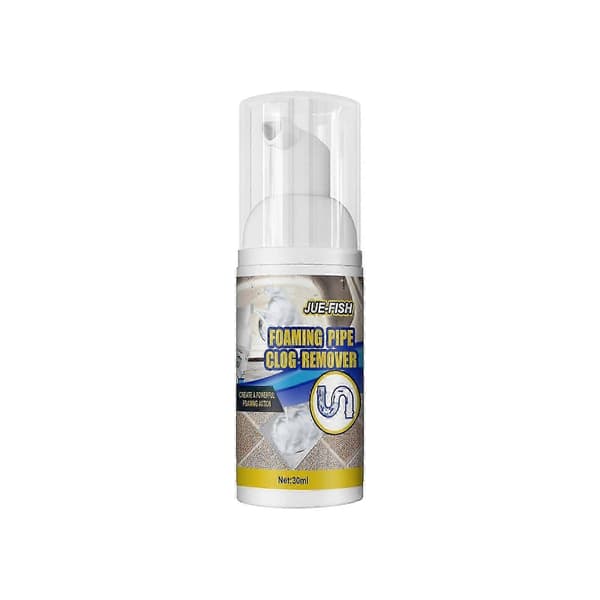 Effektiv skumfjerner til husholdningsrør, fjerner tilstopning og lugt, nem at bruge, 30 ml