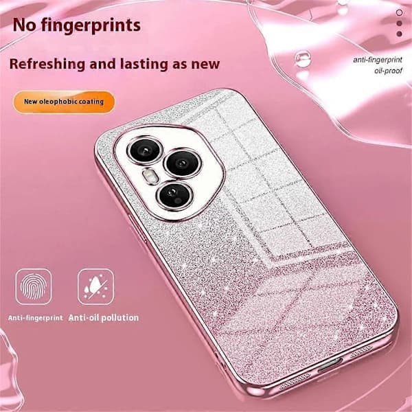 Honor 400 Pro 5G (Global Version) Telefonfodral - Galvaniserat Gradient Glitter TPU Telefon Skyddsfodral