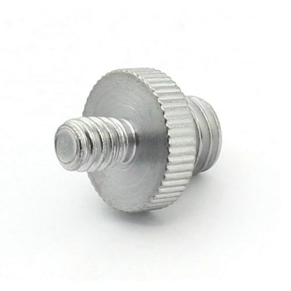 10 st Standard 1/4 tum - 1/4 tum Stativskruv Adapter, 1/4 tum - 1/4 tum Hane Skruv Adapter Metall Gängad Skruv Konverterare, QYRoadWolf