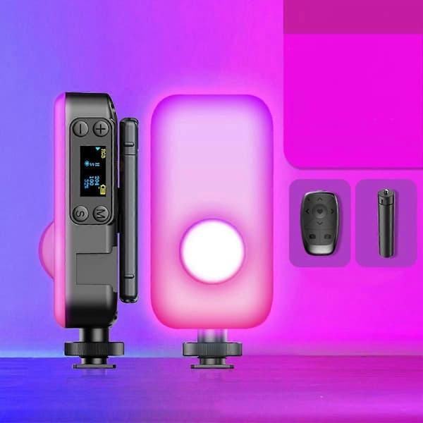 Rgb Led Fyldlys Mini Bærbart Multifunktionelt Kamera Fyldlys