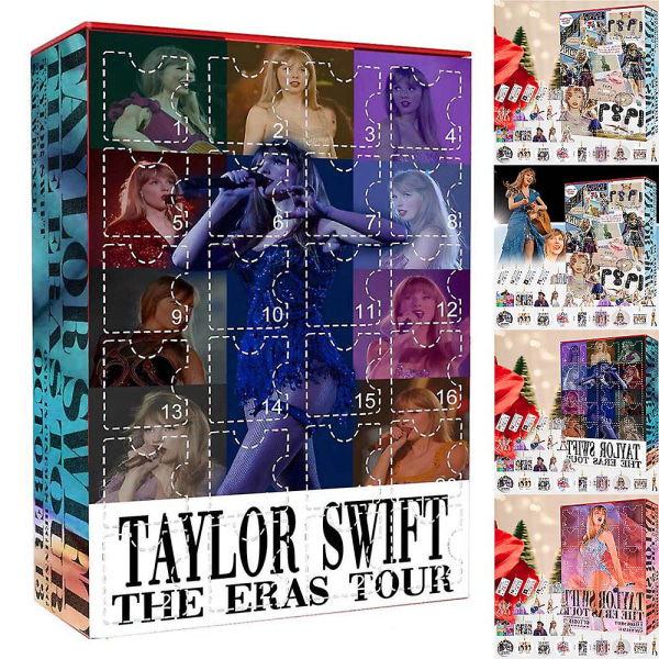 2023 Taylor Swift Fans Jule-adventskalender 24 Dage til Jul Nedtællingskalender Pendant Blind Box Julegave style 3