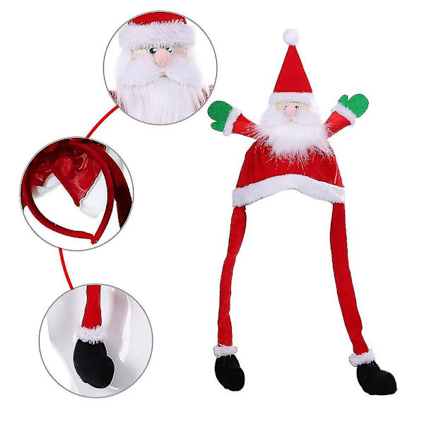 Merry Christmas Hat Old Man Snowman Moving Funny Hat Toy Holiday Party Danse Performance Rekvisitter blue snow man